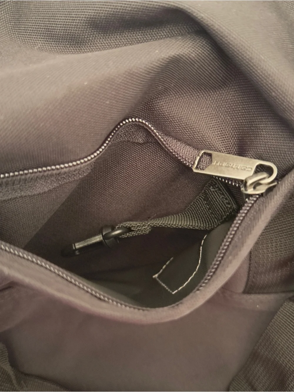 Carhartt Black Canvas Duffel with Adjustable Shoulder Strap